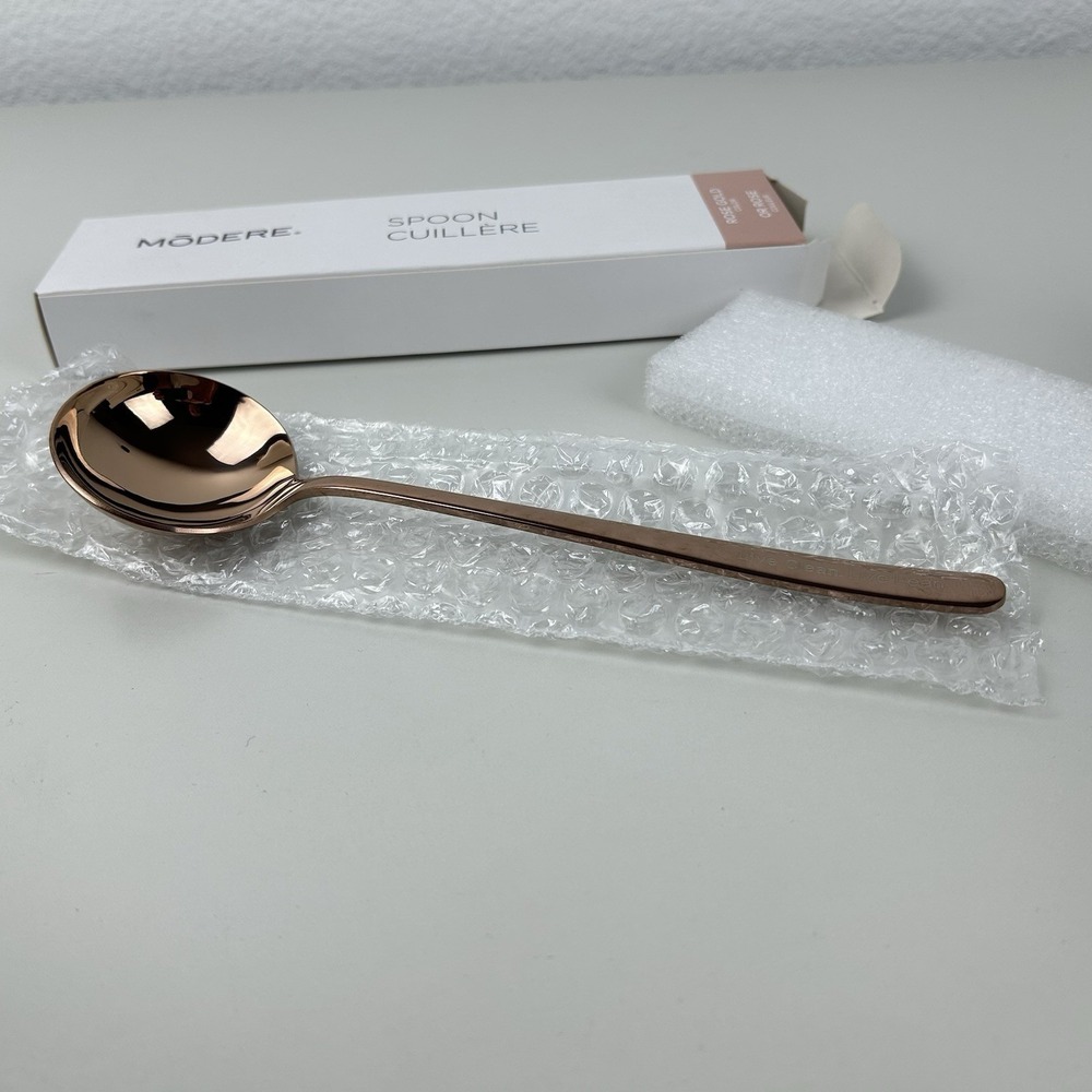 Modere Trim Spoon Rose Gold Engraved  New In Box Item Limited‎ Edition